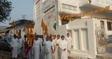 गिरड येथिल प्रजापिता ब्रह्मकुमारी ईश्वरीय महाविद्यालयात महाशिवरात्रीनिमित्त ध्वजारोहण:विविध कार्यक्रमाचे आयोजन